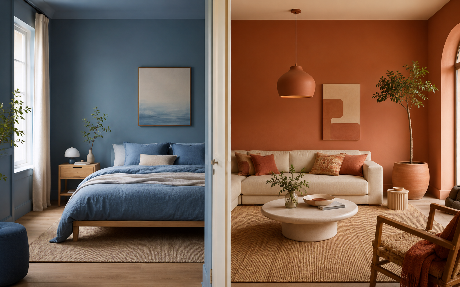 Colour psychology in room design