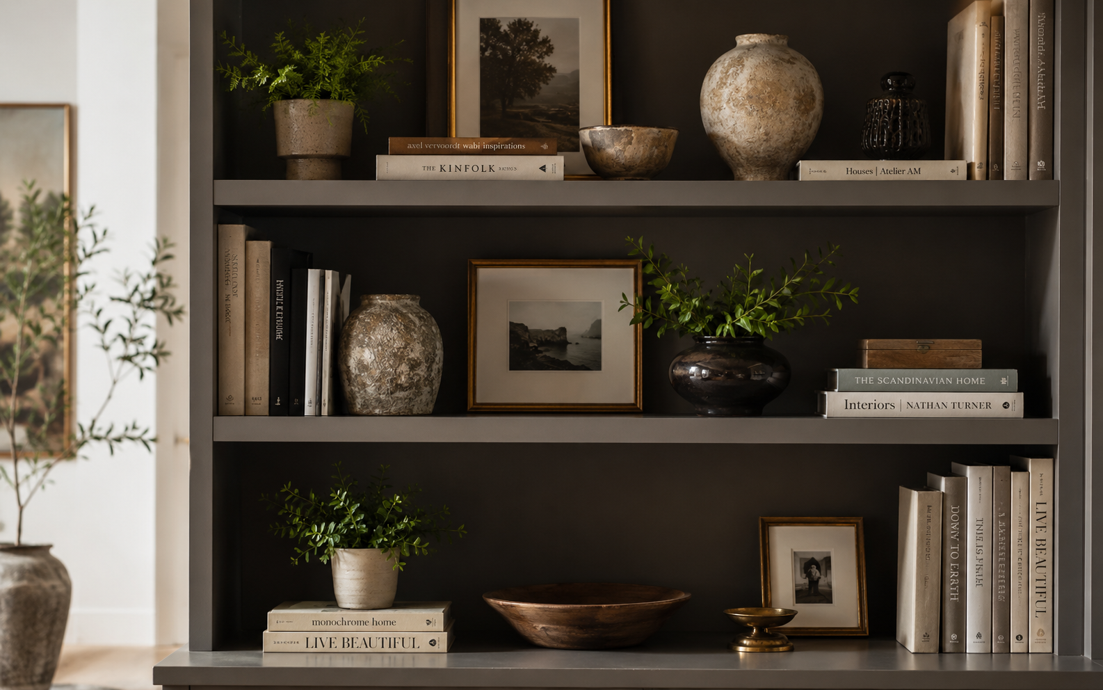 Shelf styling tips